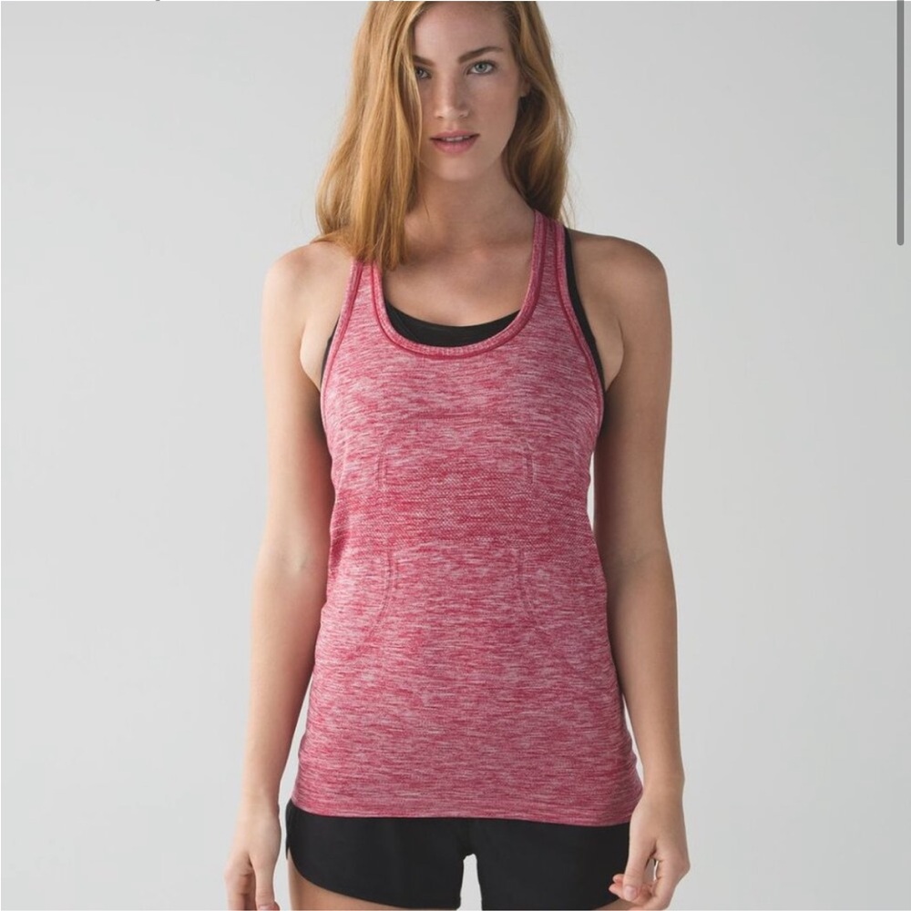 Lululemon Swiftly Tank in Cranberry EUC